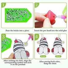 Charger l'image dans la galerie, Porte-Clés Diamond Painting 5D Gnome