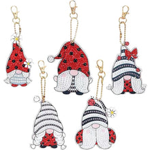 Charger l'image dans la galerie, Porte-Clés Diamond Painting 5D Gnome
