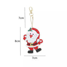 Charger l'image dans la galerie, Porte-Clés Diamond Painting 5D Noël 5 Pièces