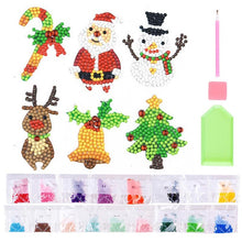 Charger l'image dans la galerie, Ensemble d'Autocollants Diamond Painting "Joyeux Noël" pour Enfants