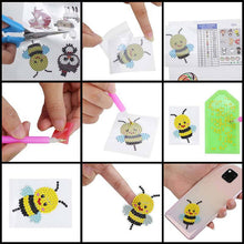 Charger l'image dans la galerie, Ensemble d'Autocollants Diamond Painting avec Pères Noël pour Enfants