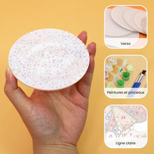 Charger l'image dans la galerie, Peinture par numéros Dessous de Verre 15cm (6 pièces) - Créatures de Noël