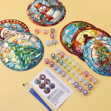 Charger l'image dans la galerie, Peinture par numéros Sets de Table 20 cm (6 pièces) - Cadeau de Noël Créatif