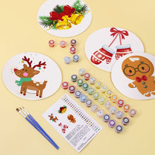 Charger l'image dans la galerie, Peinture par numéros Sets de Table 20 cm (4 pièces) - Thème de Noël 1
