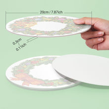 Charger l'image dans la galerie, Peinture par numéros Sets de Table 20 cm (4 pièces) - Couronne de Noël
