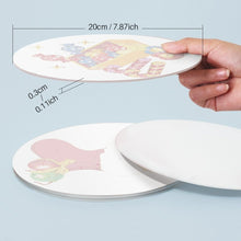 Charger l'image dans la galerie, Peinture par numéros Sets de Table 20 cm (4 pièces) - Thème Bonhomme de Neige