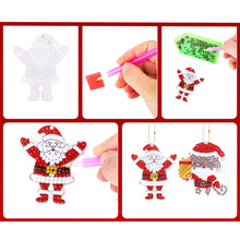 Charger l'image dans la galerie, Porte-Clés Diamond Painting Noël 11 Pièces
