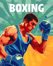 Charger l'image dans la galerie, Peinture par numéros Figured'Art Affiche sportive Boxe