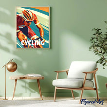 Charger l'image dans la galerie, Affiche sportive Cyclisme