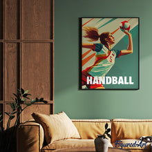 Charger l'image dans la galerie, Affiche sportive Handball