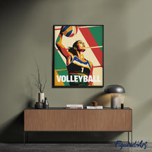 Charger l'image dans la galerie, Affiche sportive Volley
