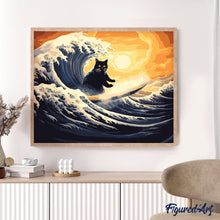 Charger l'image dans la galerie, La Grande Vague du Chat Noir