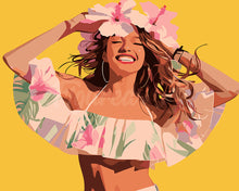 Charger l'image dans la galerie, Peinture par numéros Figured'Art Fille joyeuse