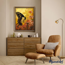 Charger l'image dans la galerie, Machaon et Fleurs orangées