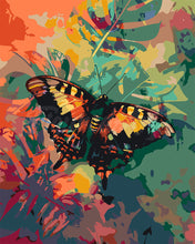 Charger l'image dans la galerie, Peinture par numéros Figured'Art Papillon Sunset Moth et Couleurs