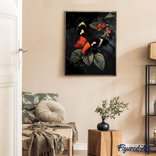 Charger l'image dans la galerie, Papillon Moneta Longwing et Feuillage