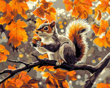 Charger l'image dans la galerie, Peinture par numéros Figured'Art Écureuil en Automne