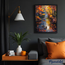 Charger l'image dans la galerie, Étang doré en Automne