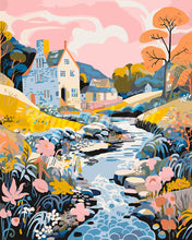 Charger l'image dans la galerie, Peinture par numéros Figured'Art Villa au bord du ruisseau