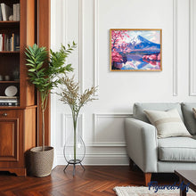 Charger l'image dans la galerie, Mont Fuji et Lac aux Cerisiers en Fleurs