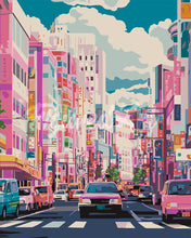 Charger l'image dans la galerie, Peinture par numéros Figured'Art Rue Animée du Japon