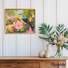 Charger l'image dans la galerie, Oiseaux du jardin tropical