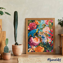 Charger l'image dans la galerie, Perroquet et léopard