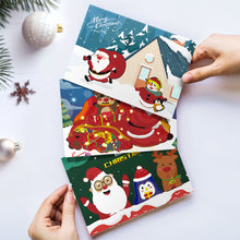 Charger l'image dans la galerie, Peinture par numéros Lot de 6 Cartes de Noël DIY - Série 4