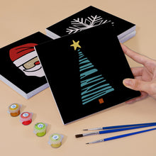 Charger l'image dans la galerie, Mini Peinture par numéros 15x15cm (4 pièces) - Icônes Classiques de Noël 1