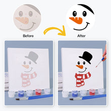 Charger l'image dans la galerie, Mini Peinture par numéros 15x15cm (4 pièces) - Icônes Classiques de Noël 1