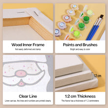 Charger l'image dans la galerie, Mini Peinture par numéros 15x15cm (4 pièces) - Icônes Classiques de Noël 1