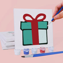 Charger l'image dans la galerie, Mini Peinture par numéros 15x15cm (4 pièces) - Icônes Classiques de Noël 2