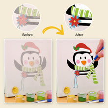 Charger l'image dans la galerie, Mini Peinture par numéros 15x15cm (9 pièces) - Personnages Mignons de Noël