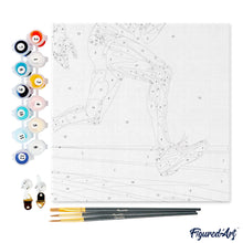 Charger l'image dans la galerie, Mini Peinture par Numéros 20x20cm avec cadre Affiche sportive Athlétisme