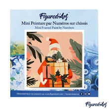 Charger l'image dans la galerie, Mini Peinture par Numéros 20x20cm avec cadre Cadeau du Père Noël