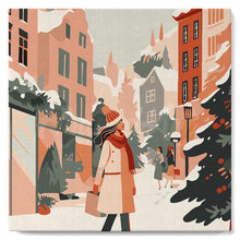 Charger l'image dans la galerie, Mini Peinture par Numéros 20x20cm avec cadre Achats d'hiver