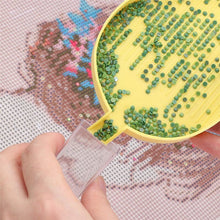 Charger l'image dans la galerie, 1 Paire de Plateaux Organisationnels Diamond Painting Design de Feuille Jaune Accessoire