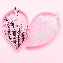 Charger l'image dans la galerie, 1 Paire de Plateaux Organisationnels Diamond Painting Design de Feuille Rose Accessoires