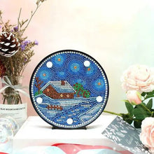 Charger l'image dans la galerie, Lampe LED Diamond Painting Maison d'Hiver