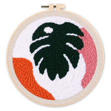 Charger l'image dans la galerie, Punch Needle Grande Feuille verte