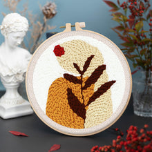 Charger l'image dans la galerie, Punch Needle Feuille et Soleil Rouge