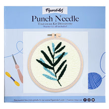 Charger l'image dans la galerie, Punch Needle Feuille bi-colore