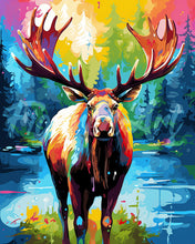 Charger l'image dans la galerie, Diamond Painting - Broderie Diamant - Orignal Coloré Abstrait 40x50cm toile tendue sur châssis
