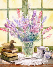 Charger l&#39;image dans la galerie, Peinture par numéros Bouquet de Lupin | Figured&#39;Art intermédiaire nouveautés fleurs