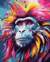 Charger l'image dans la galerie, Peinture par numéros Figured'Art Babouin Coloré Abstrait