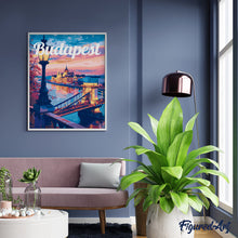 Charger l'image dans la galerie, Affiche de voyage Budapest