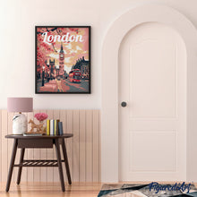 Charger l'image dans la galerie, Affiche de voyage Londres en fleurs