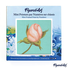 Charger l'image dans la galerie, Mini Peinture par Numéros 20x20cm avec cadre Fleur en bouton
