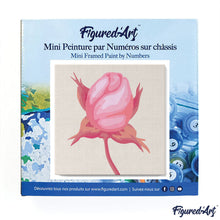 Charger l'image dans la galerie, Mini Peinture par Numéros 20x20cm avec cadre Bouton de Rose