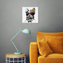 Charger l'image dans la galerie, Mini Peinture par Numéros 20x20cm avec cadre Chien au Cigare